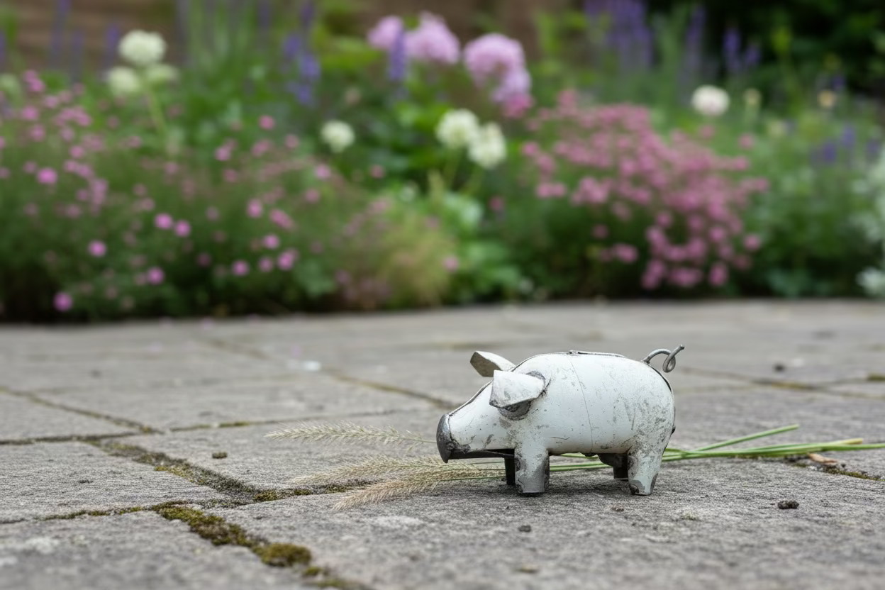 Recycled Metal Pig - XS