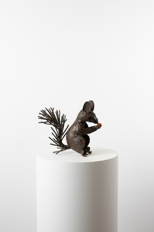Recycled Metal Squirrel