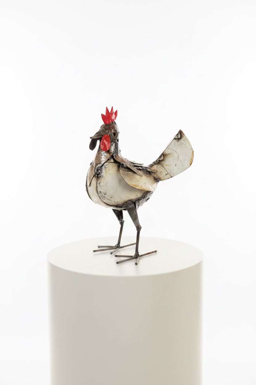 Recycled Metal Chicken
