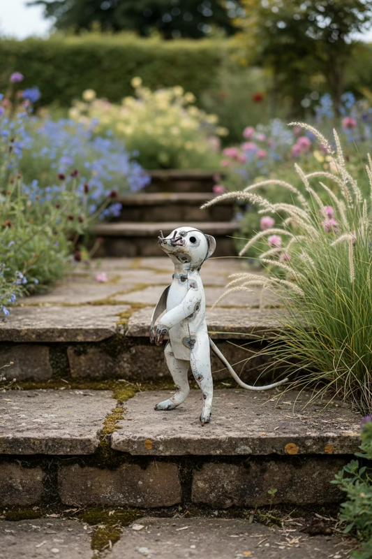 Recycled Metal Meerkat