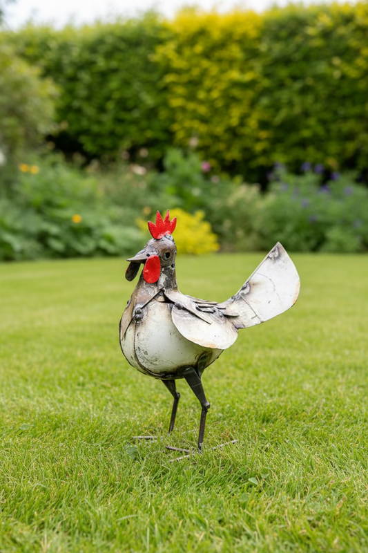 Recycled Metal Chicken
