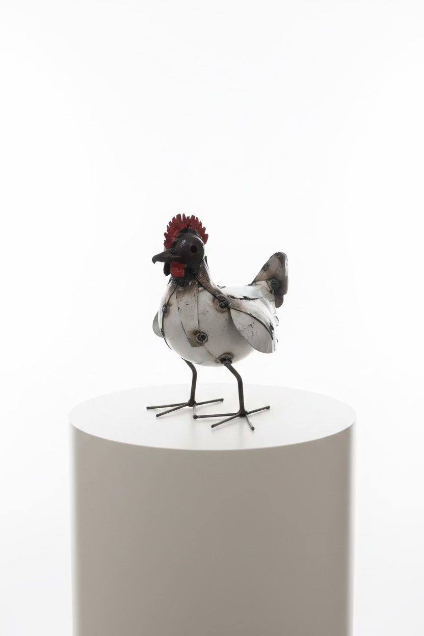 Recycled Metal Chicken