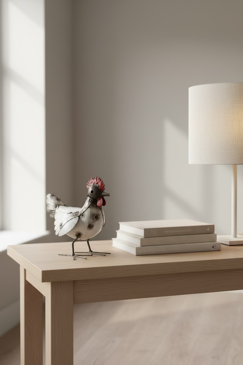 Recycled Metal Chicken