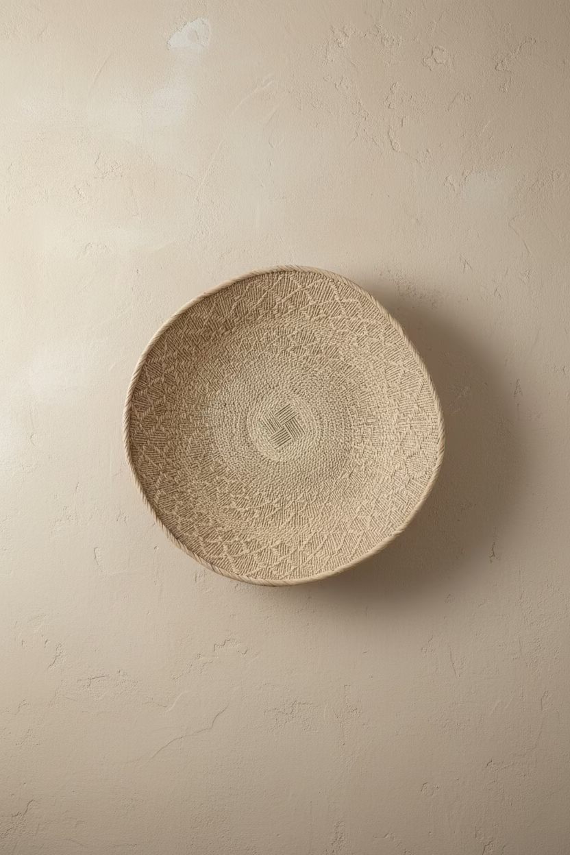 Ilala Palm Wall Basket — 45–49 cm