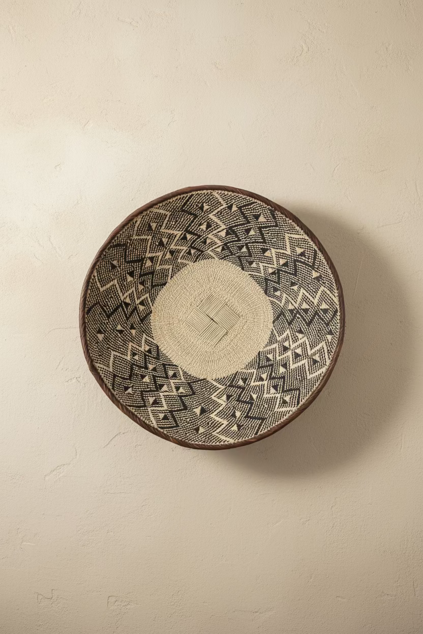 Ilala Palm Wall Basket — 45–49 cm