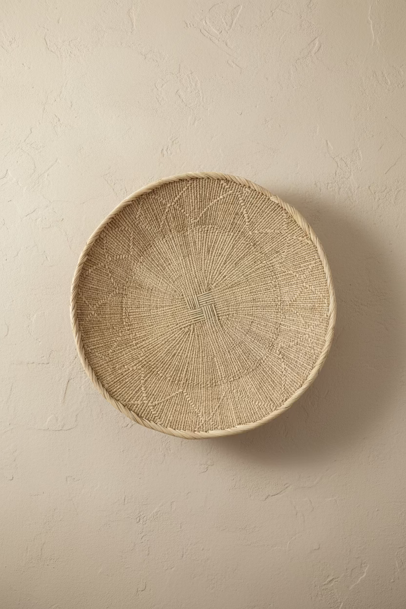 Ilala Palm Wall Basket — 40–44 cm