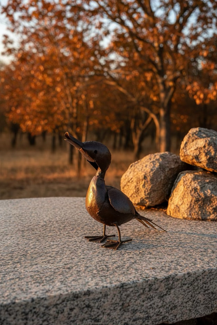 Calling Duck photographed in a Zimbabwean landscape